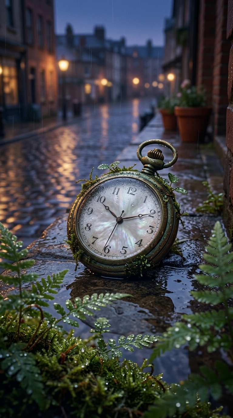 빗물 맺힌 시간