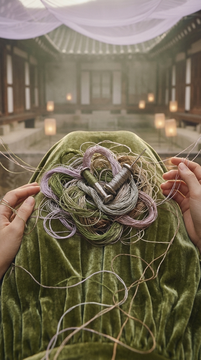 무릎 위의 실타래