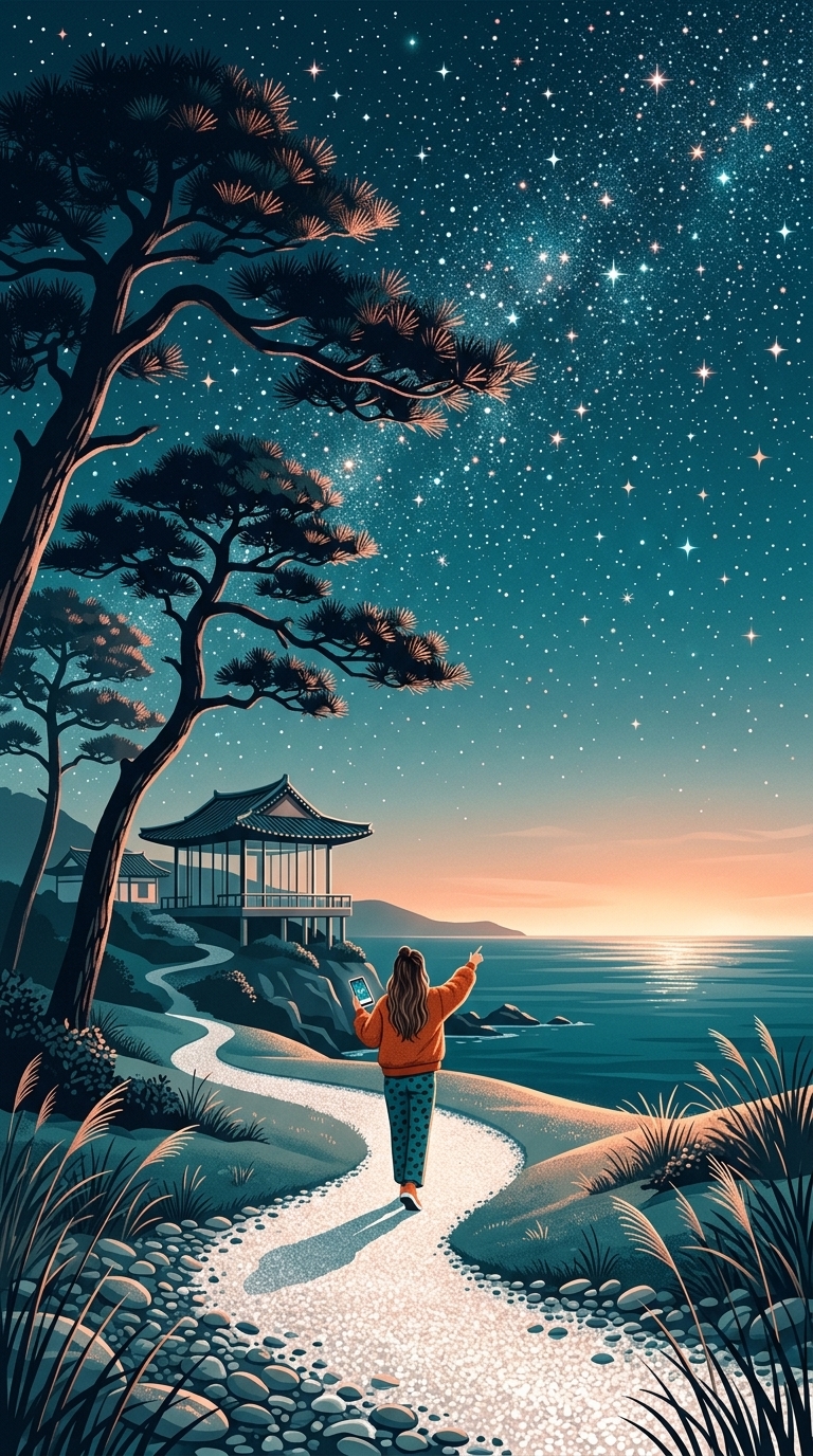 별 헤는 밤 산책