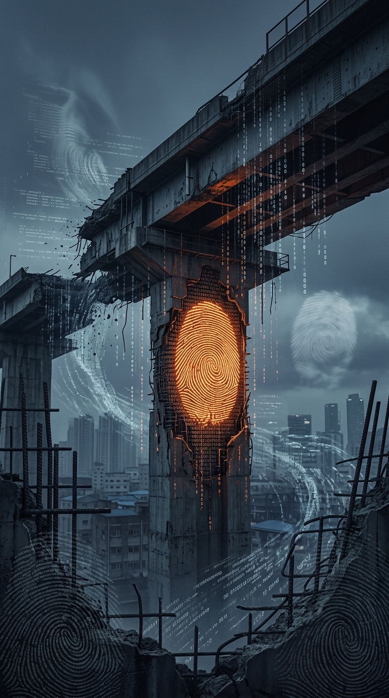 지문 박힌 코드