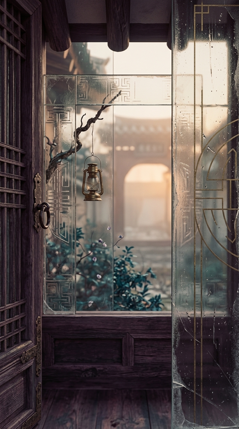 멈춰 선 유리의 벽