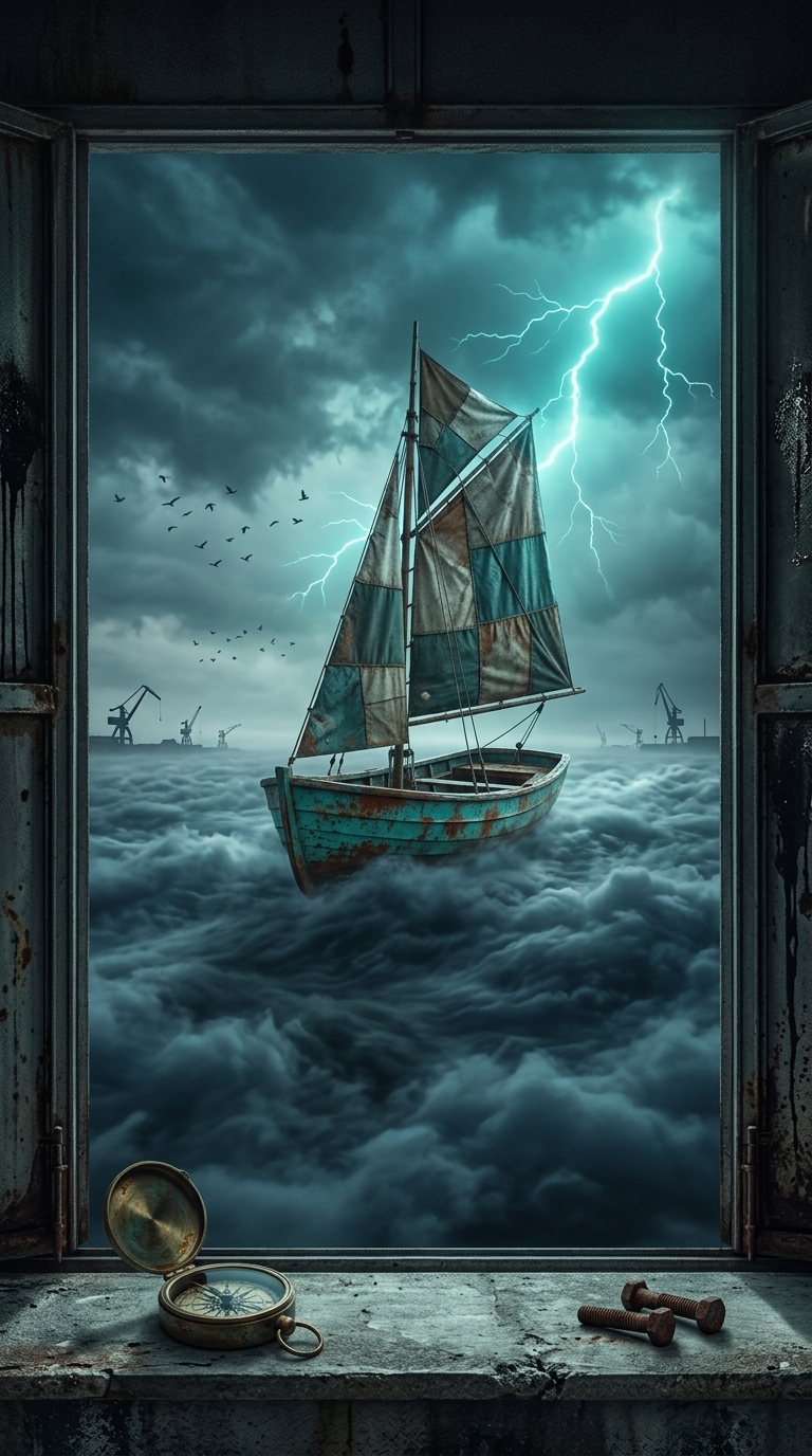 낡은 차고의 항해