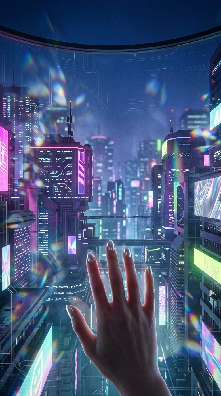 ガラス越しの光