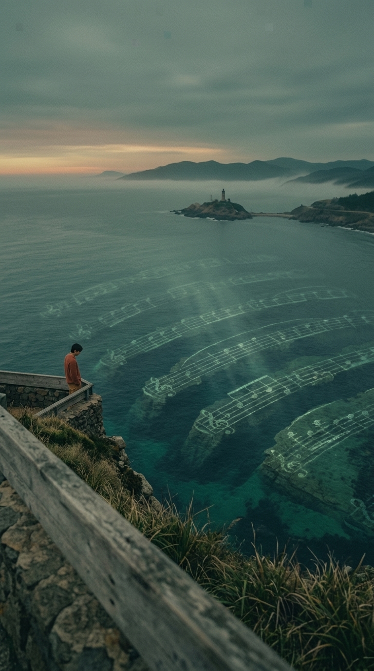 수면 아래 악보