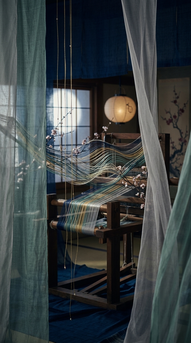 くすりと笑う絹糸