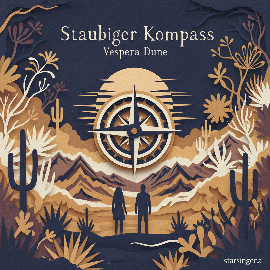 Staubiger Kompass