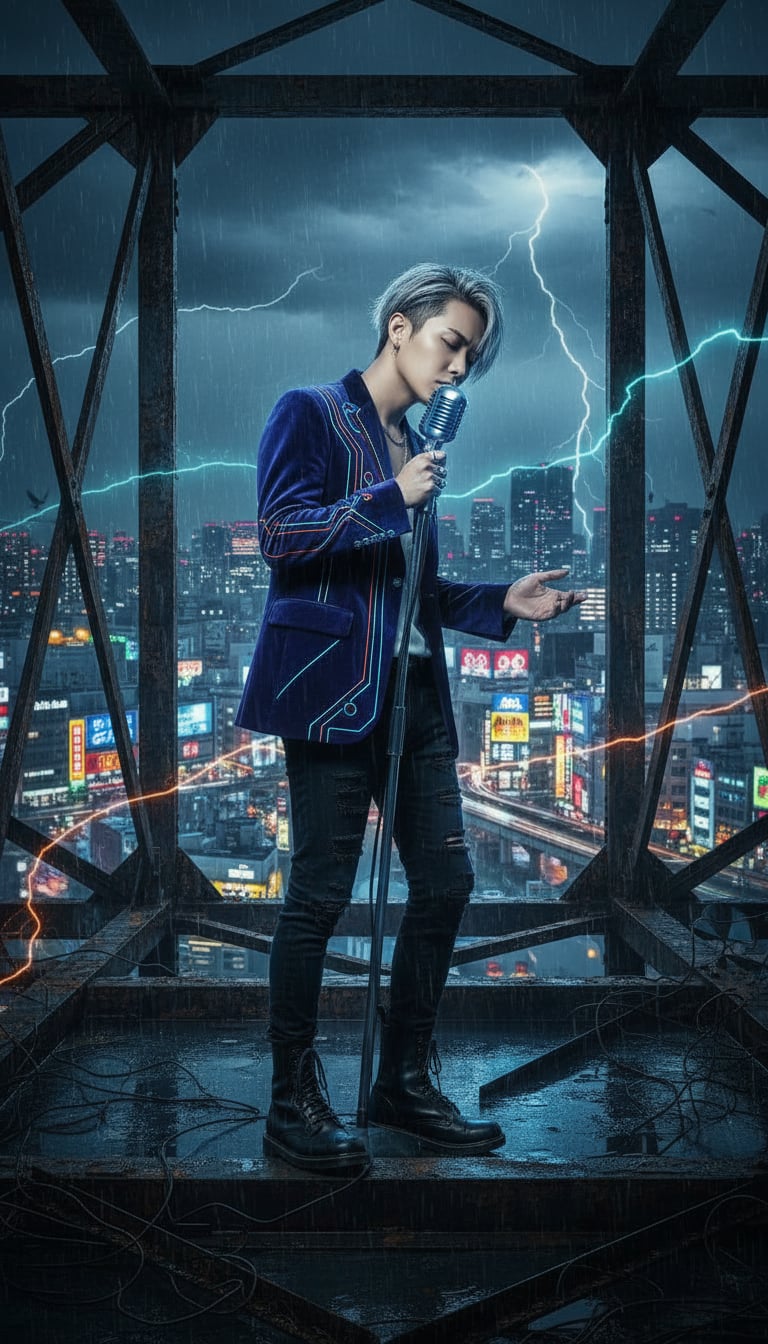午前四時の鉄骨 cover art