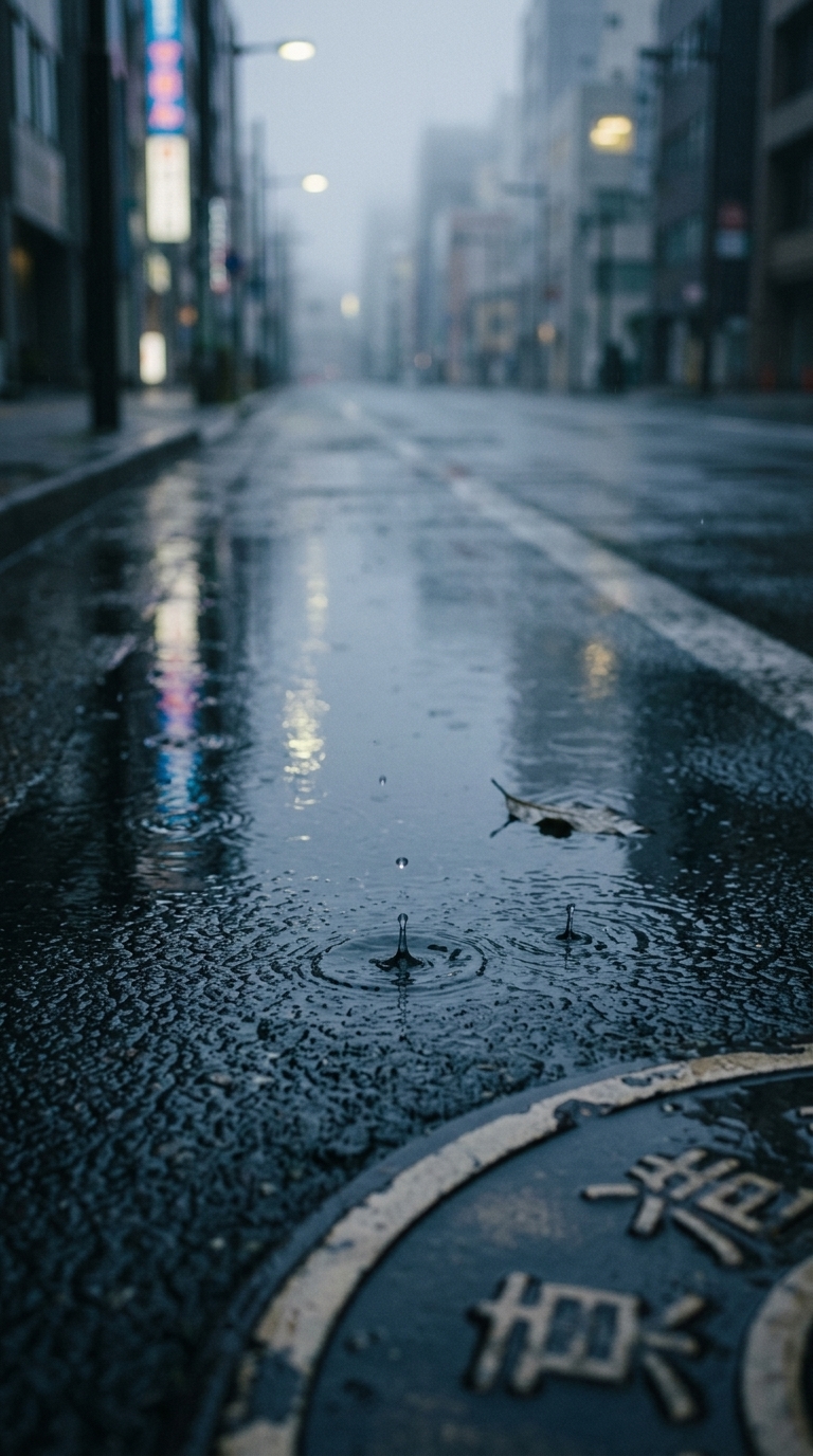 アスファルトの残像