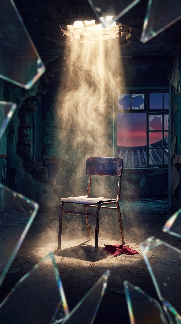빈 의자 위의 햇살