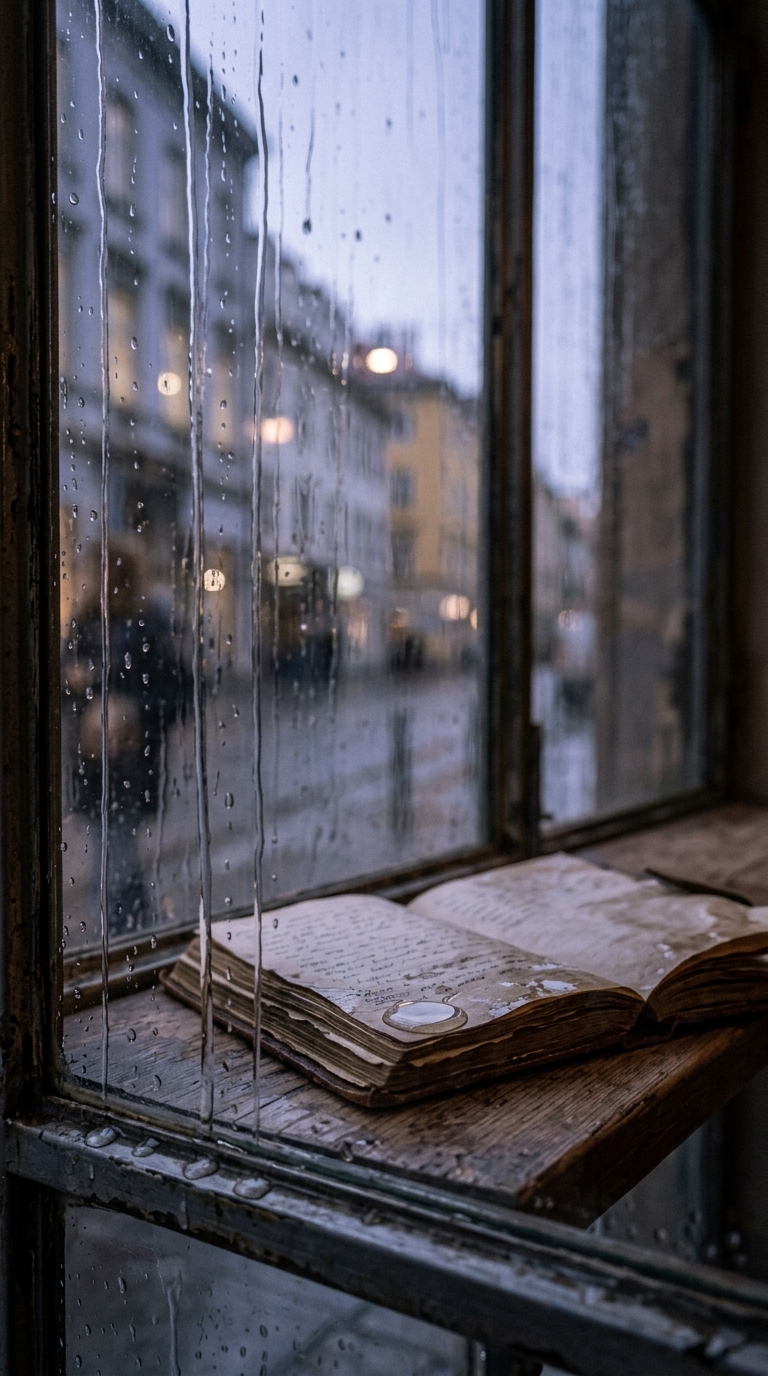 빗물 한 페이지