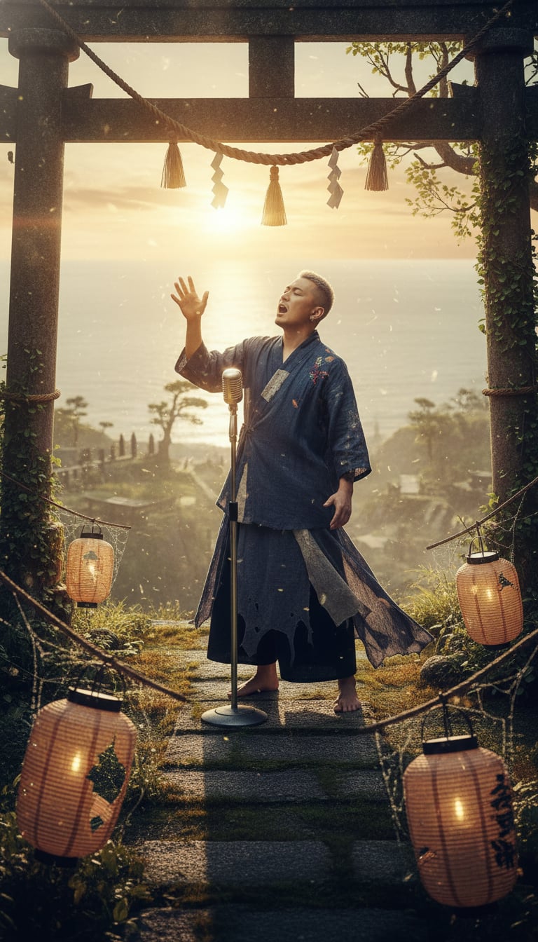 ひびわれた声 cover art
